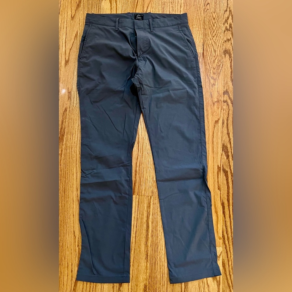 J crew tech pants with 4 way stretch, size 30 x 30, charcoal color